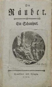 Erstausgabe von Friedrich Schillers "Die Räuber"